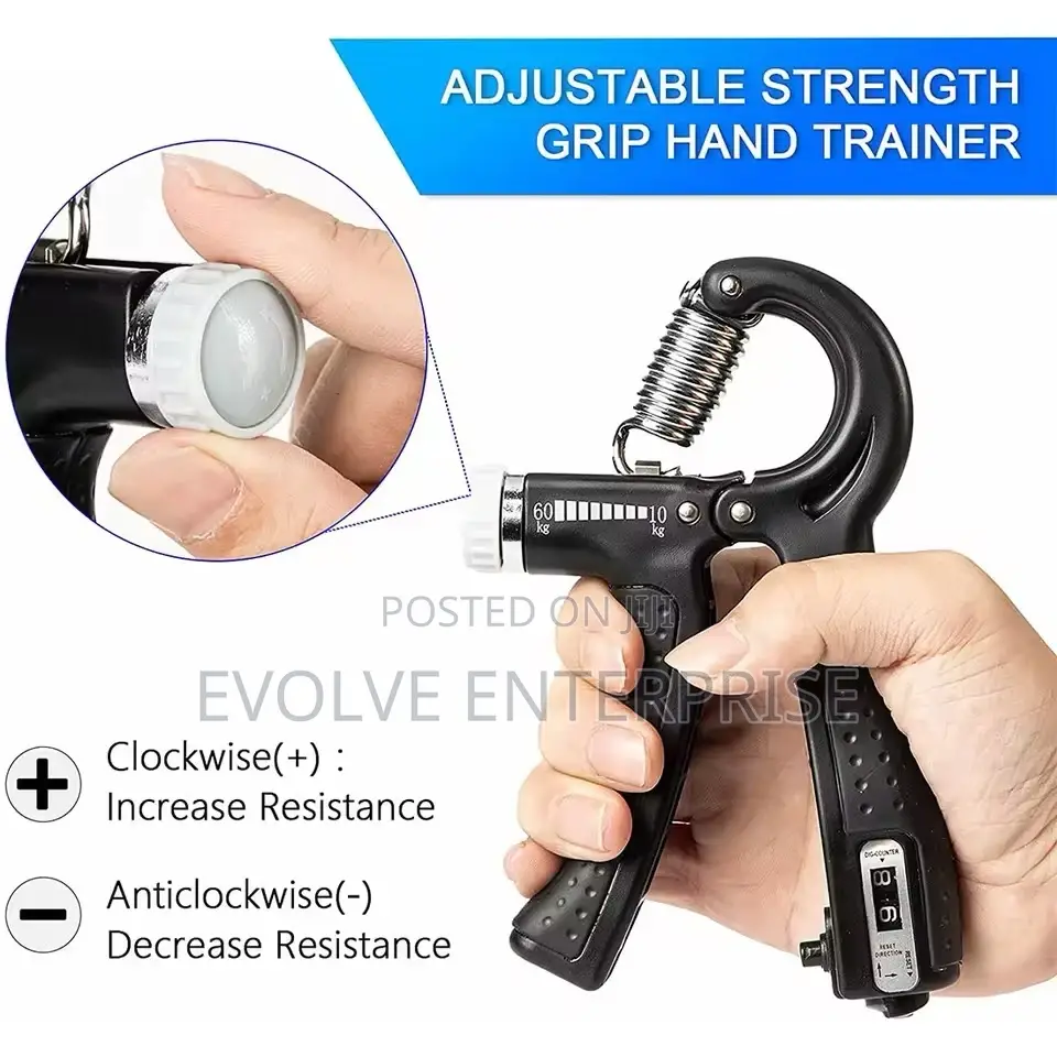 5-60kg Adjustable Hand Grip Strengthener Hand Grip Trainer