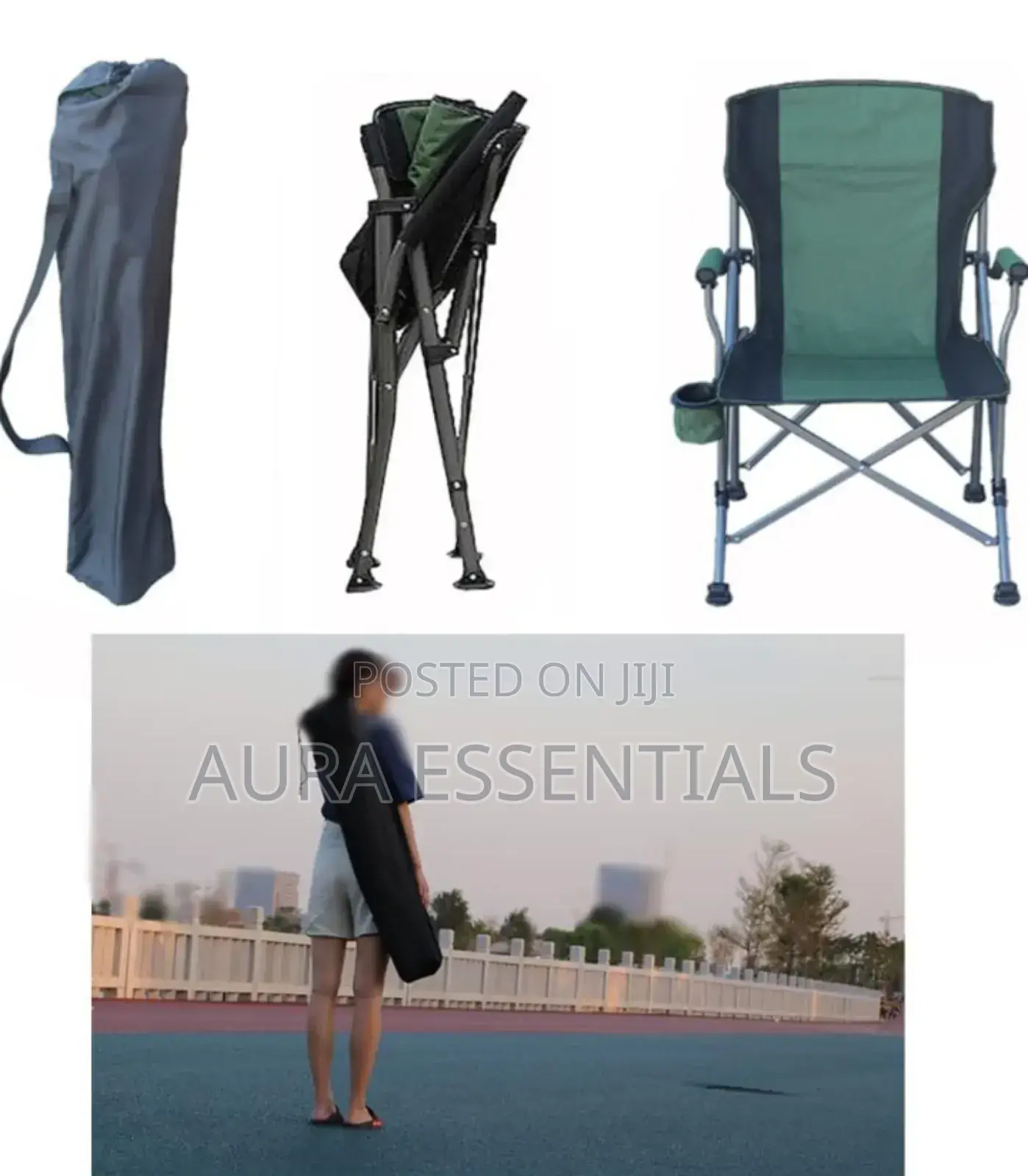 Armchair Durable Steel Frame Camping Chair