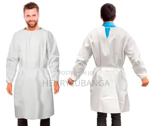 Photo - Disposable Isolation Safety Gowns XX/XXXL(Strong PEVA Qty)