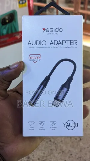 Audio Adapter Widely Compatible With Type C