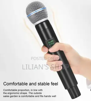 Wireless Microphone With LED Display