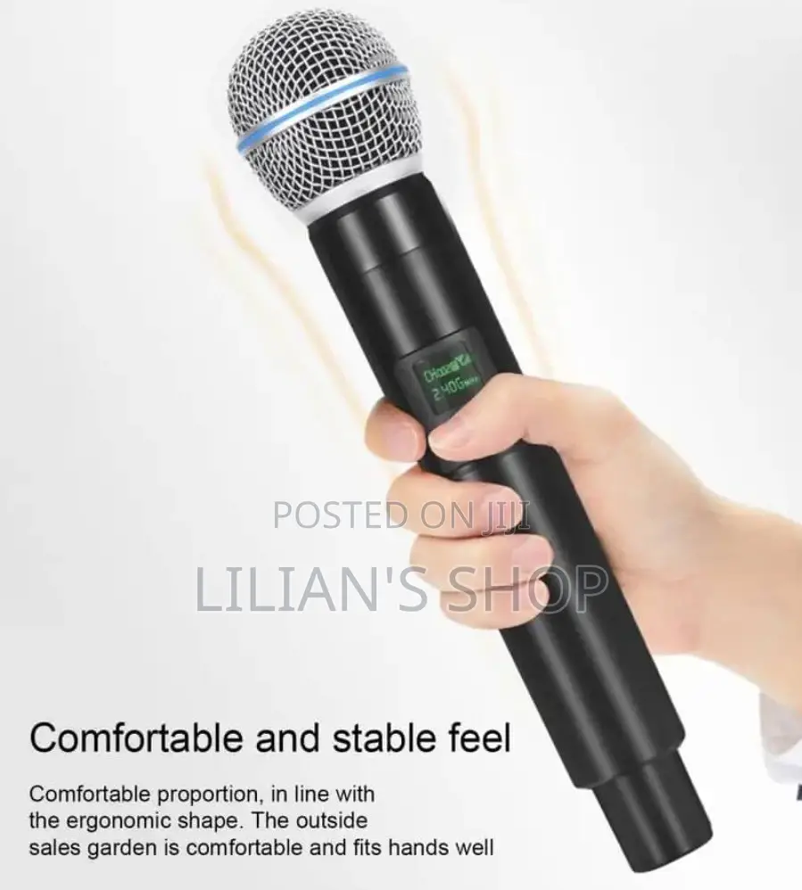 Wireless Microphone With LED Display