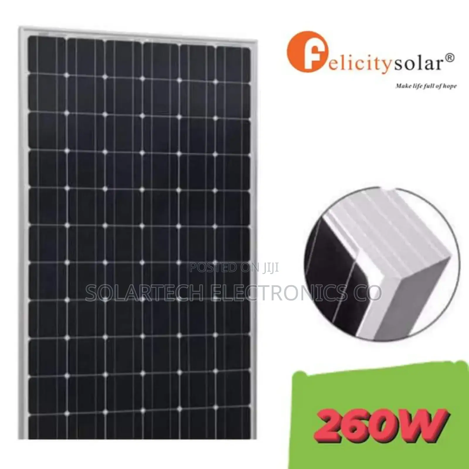 260W Felicity Solar Panels Olg