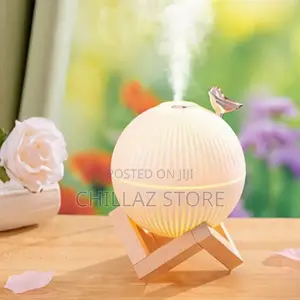 Rechargeable Humidifier With Wooden Stand