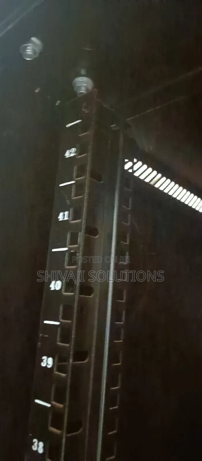 42U Rack for Networking With Glass Cabinet