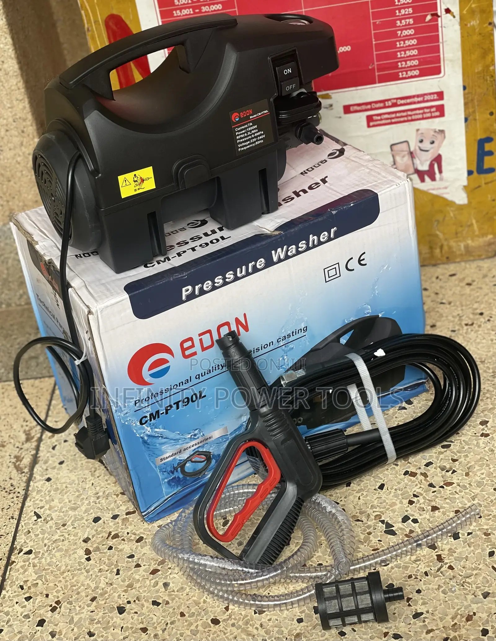 High Pressure Washer Edon 1200/Psi