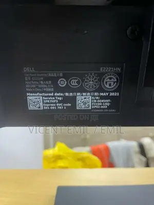 Dell Monitor 22inch E2221HN With HDMI Port