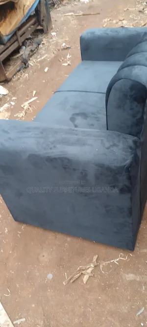 2 Sitter Sofa Seat in Black Colour Readily Available