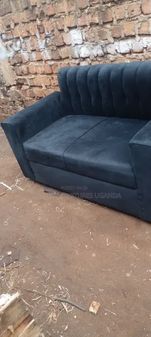 2 Sitter Sofa Seat in Black Readily Available