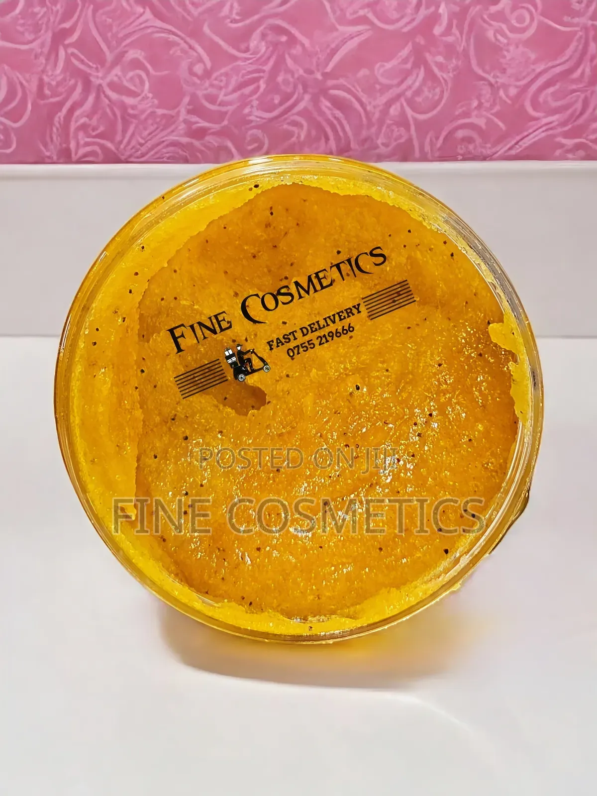 VEETGOLD Turmeric Whitening Salt Scrub Body Shower Cream.