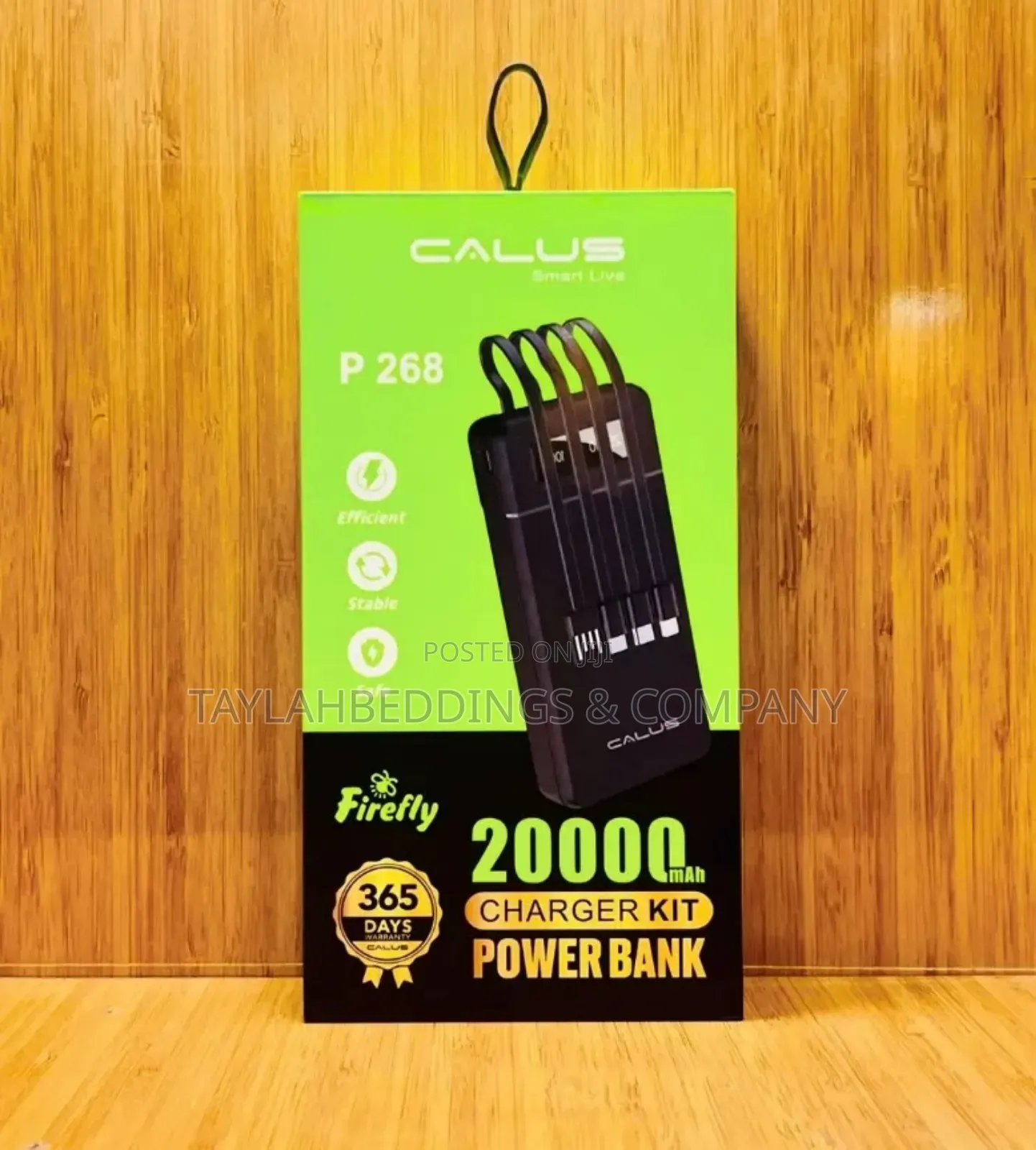 Calus Wireless Charging Cable- 20000mah Power Bank