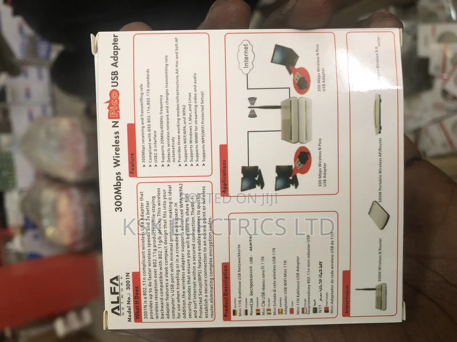 300mbps Wireless N Pic Usb Adapter