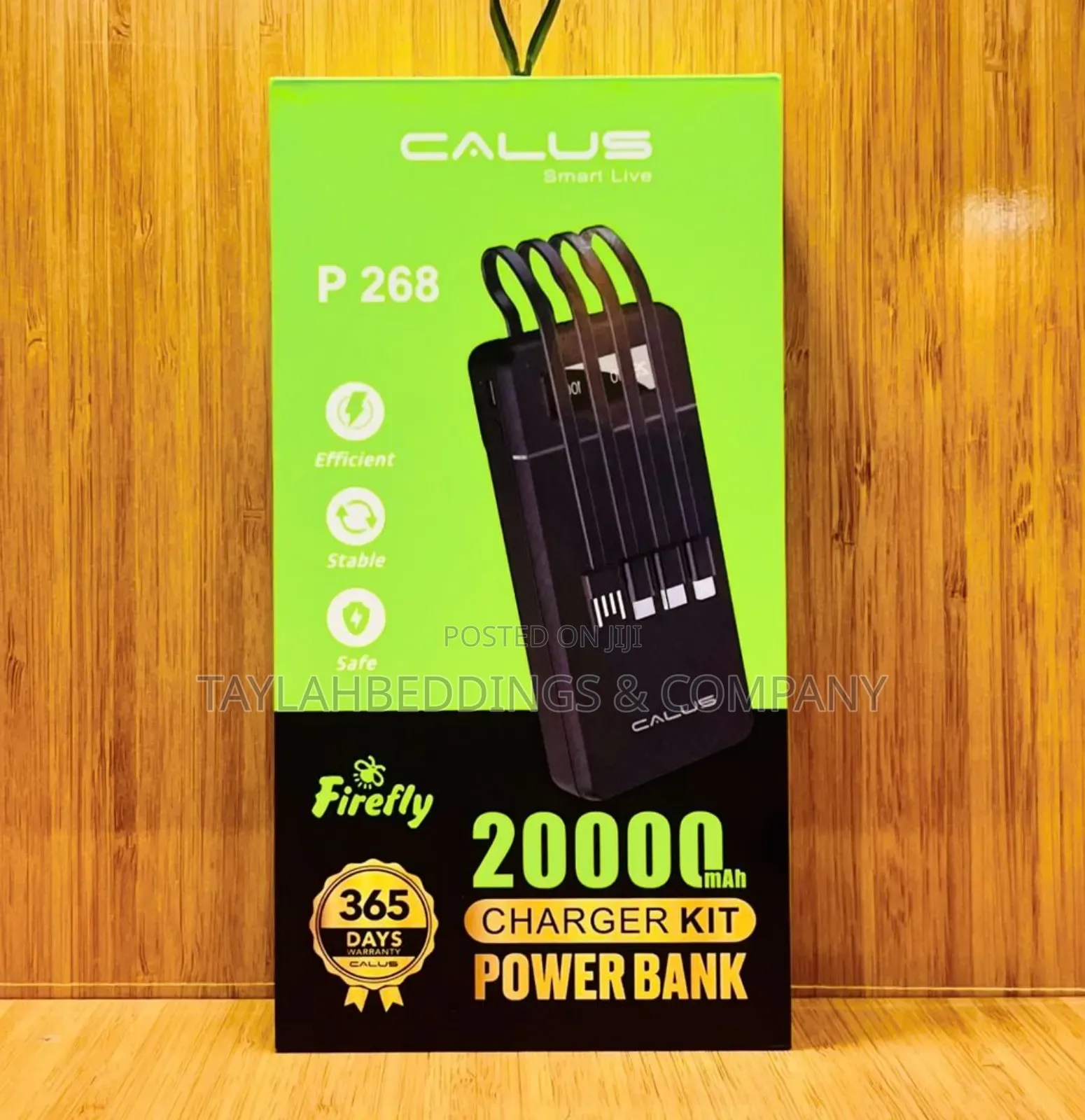 Calus Wireless Charging Cable- 20000mah Power Bank