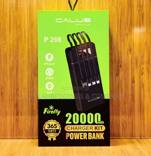 Calus Wireless Charging Cable- 20000mah Power Bank