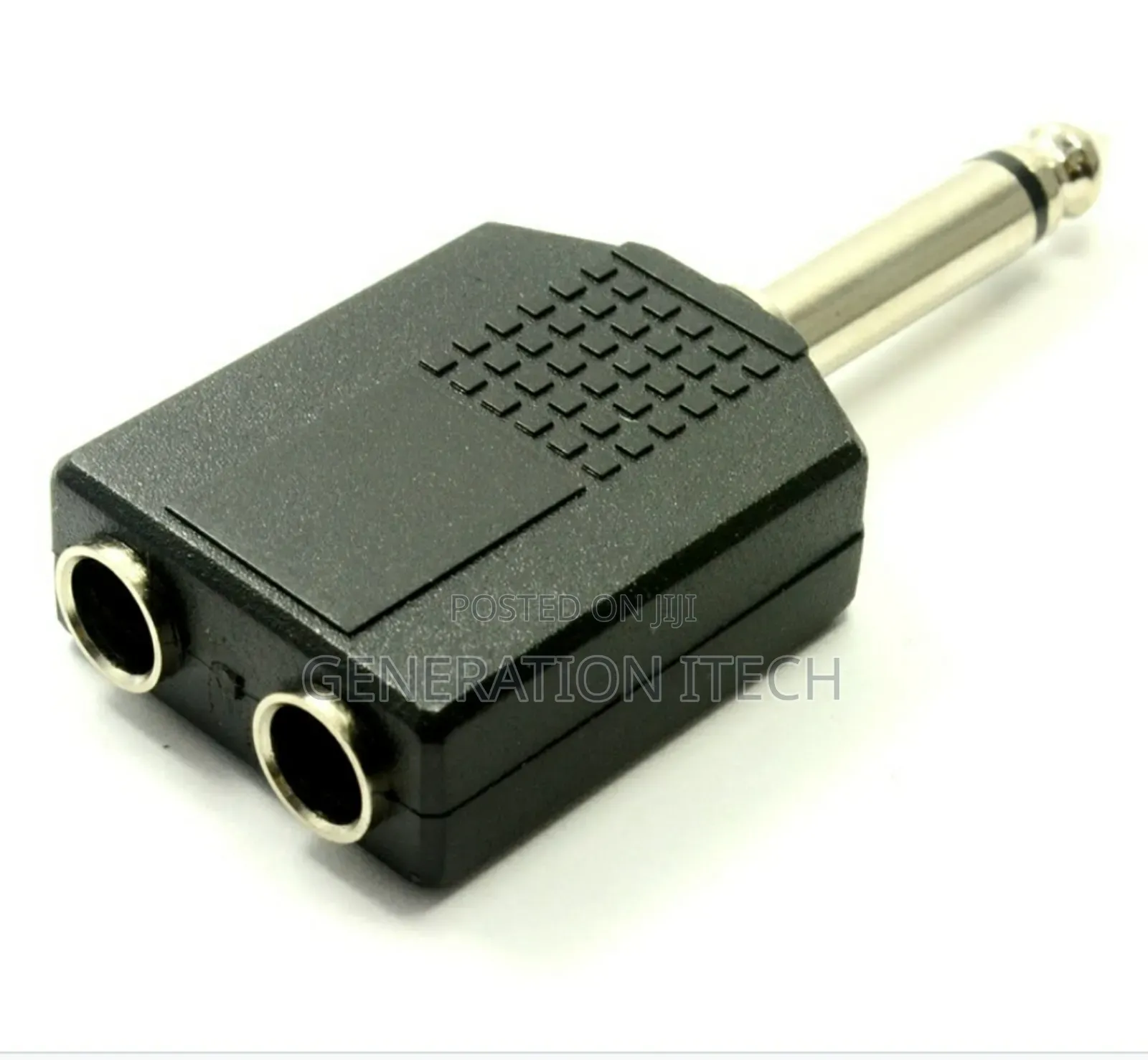 6.5mm Mono Jack to 2 Mono Jack Sockets