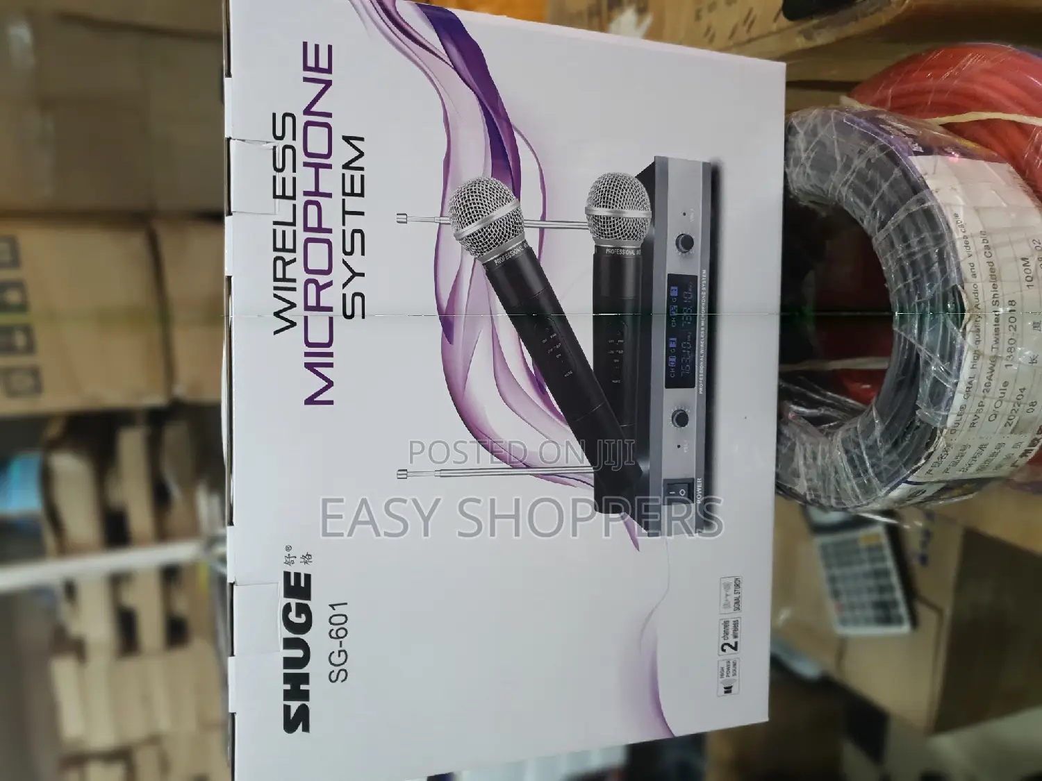 WIRELESS MICROPHONE SYSTEM Shuge 601 Wireless Microphone