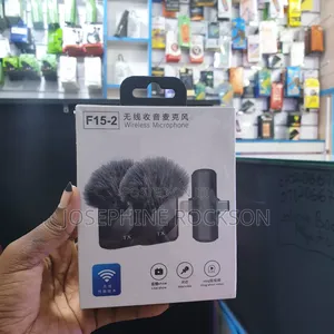 F11-2 Wireless Collar Microphones/2in 1 Wireless Lavalier