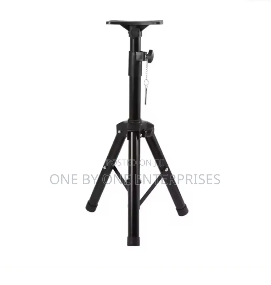 Heavy-duty Adjustable Height Speaker Tand Metallic