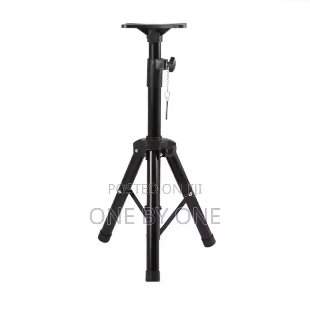 Heavy-duty Adjustable Height Speaker Tand Metallic