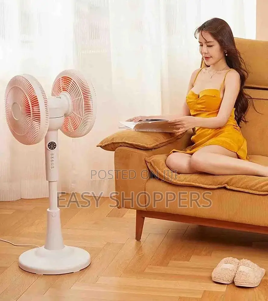 Home Two-Way Rotating Fan Double-Sided Floor Electric Fan