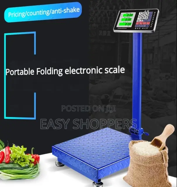 Commercial Folding Electronic Platform Scale 100kg