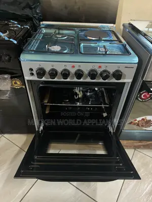 Hisense Gas Cooker 3 Gas Burners and 1 Elec Plate 60by60cm