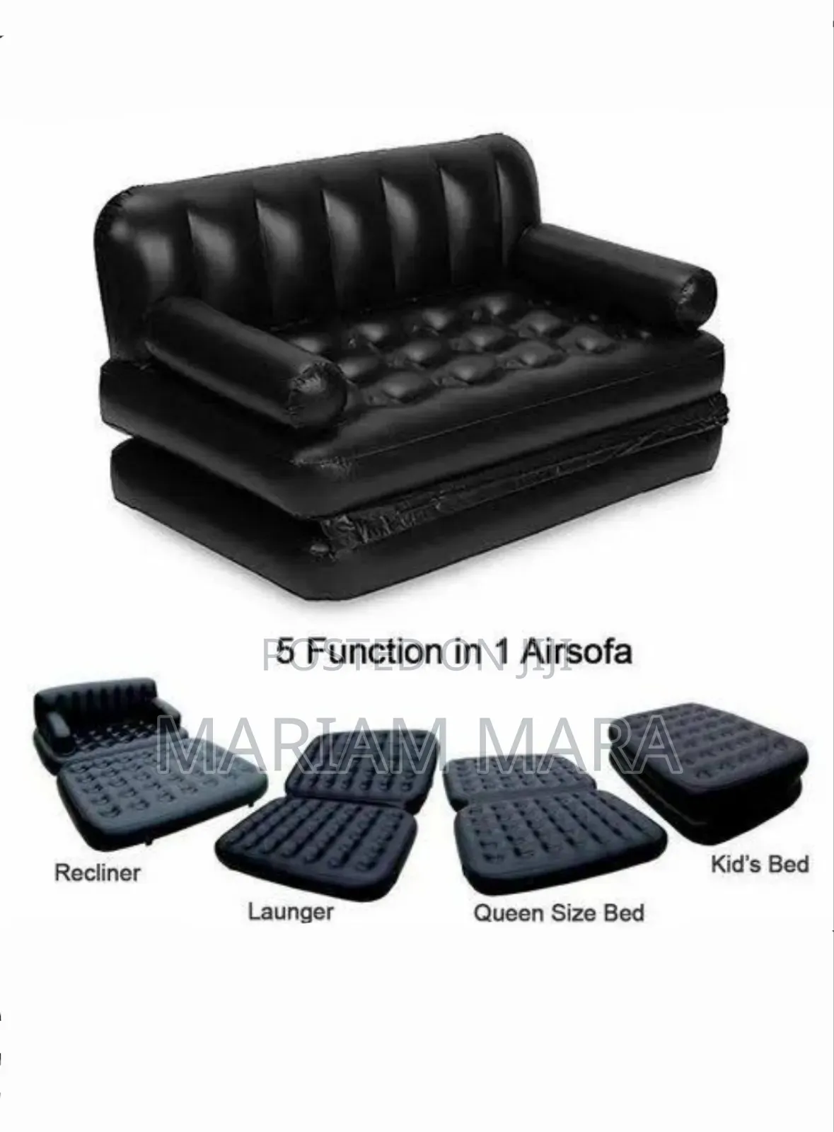 Inflatable 5in1bed and Sofa /Air Sofa and Bed
