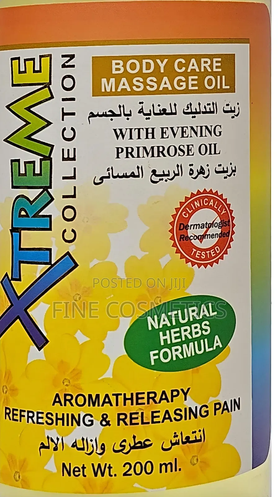 XTREME COLLECTION |Aromatherapy Body Massage Oil Pain Relief