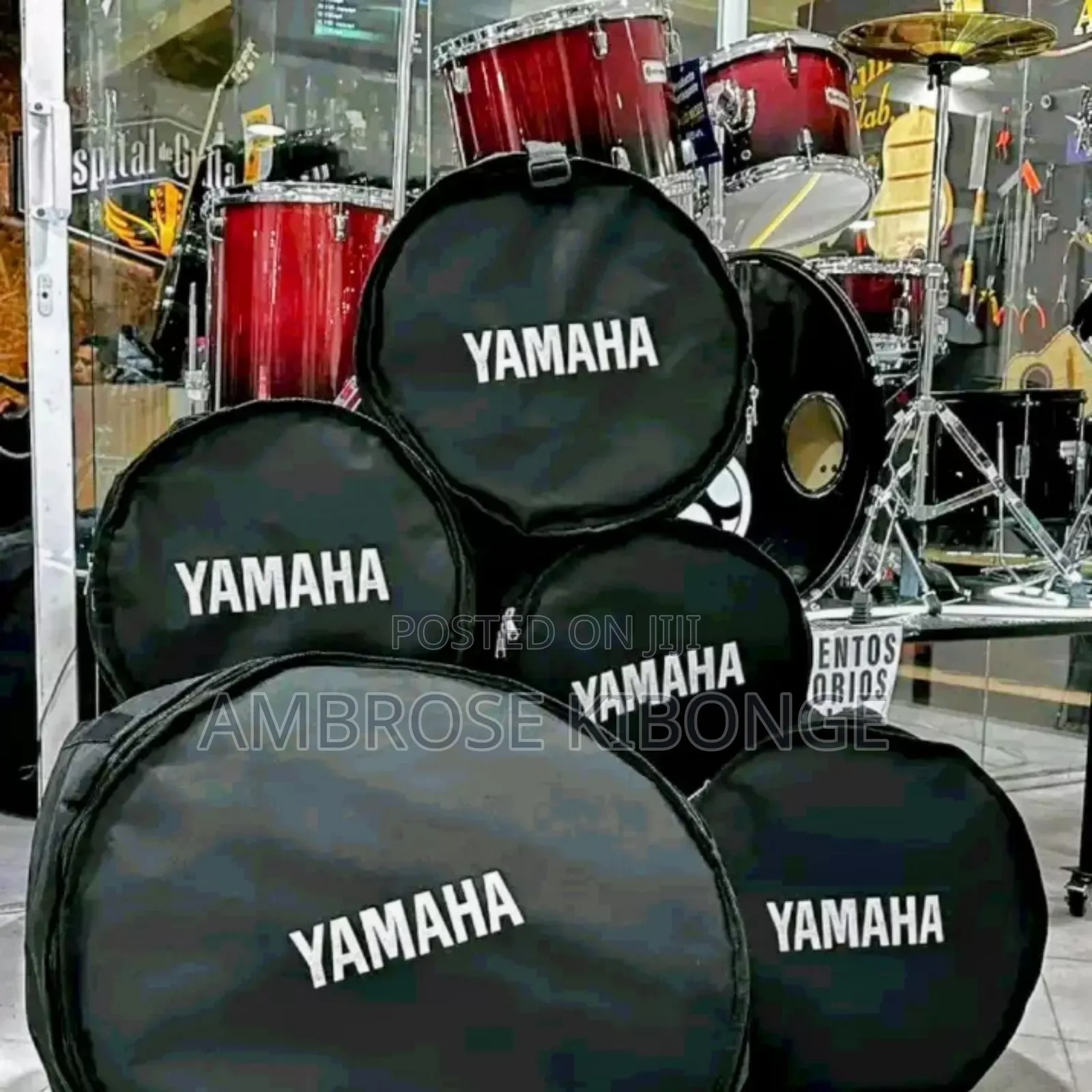 New YAMAHA Drum Set 5pieces Double Layer Padded Sponge Bags.