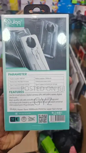 Power Bank Fast Charging 10000MAH 22.5W