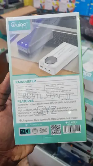 Power Bank Fast Charging 22.5w 20000 Mah