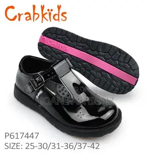 Original Crab Kid Shinny Shoes-Black