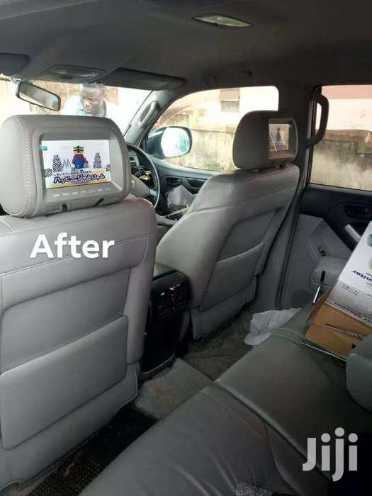 Toyota Surf 2006 Model Car Headrest Monitor Installation Process