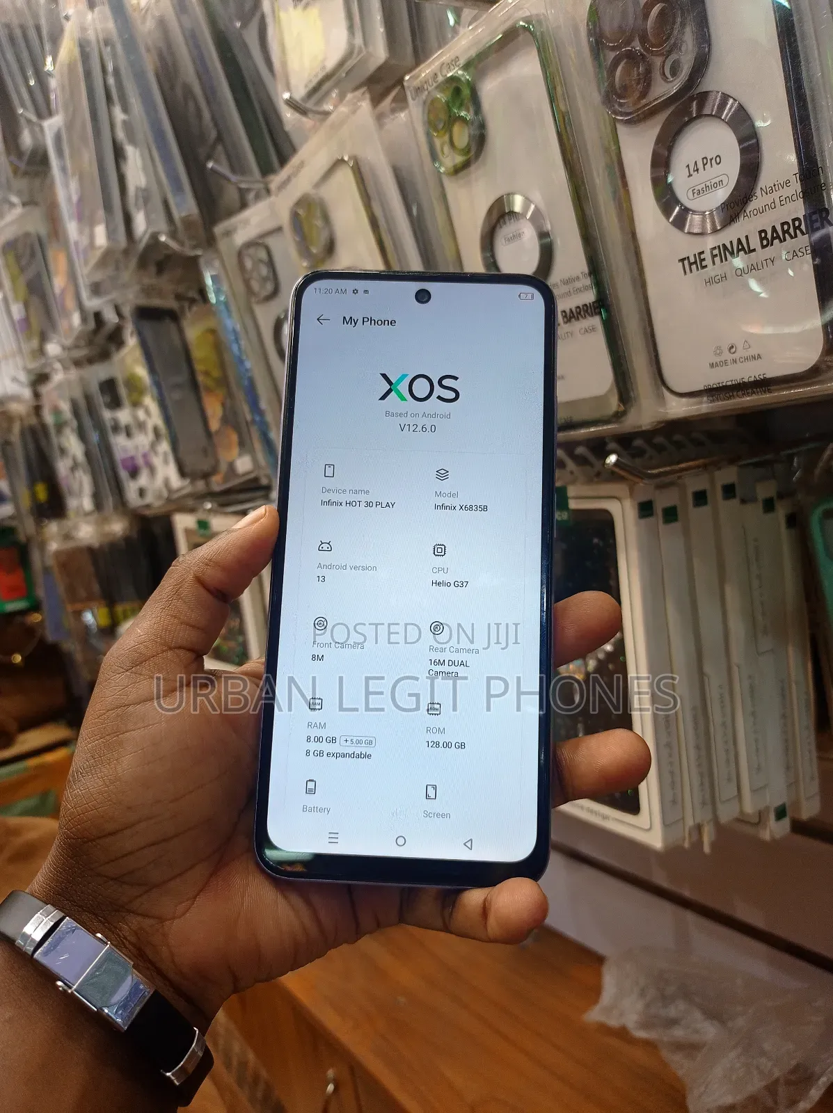 Infinix Hot 30 Play 128 GB Blue