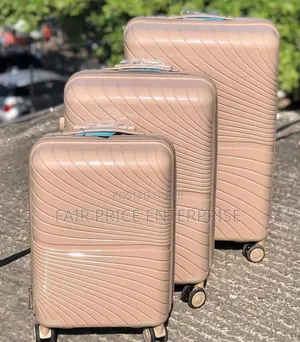 Classic Plastic Suitcases in Full Set