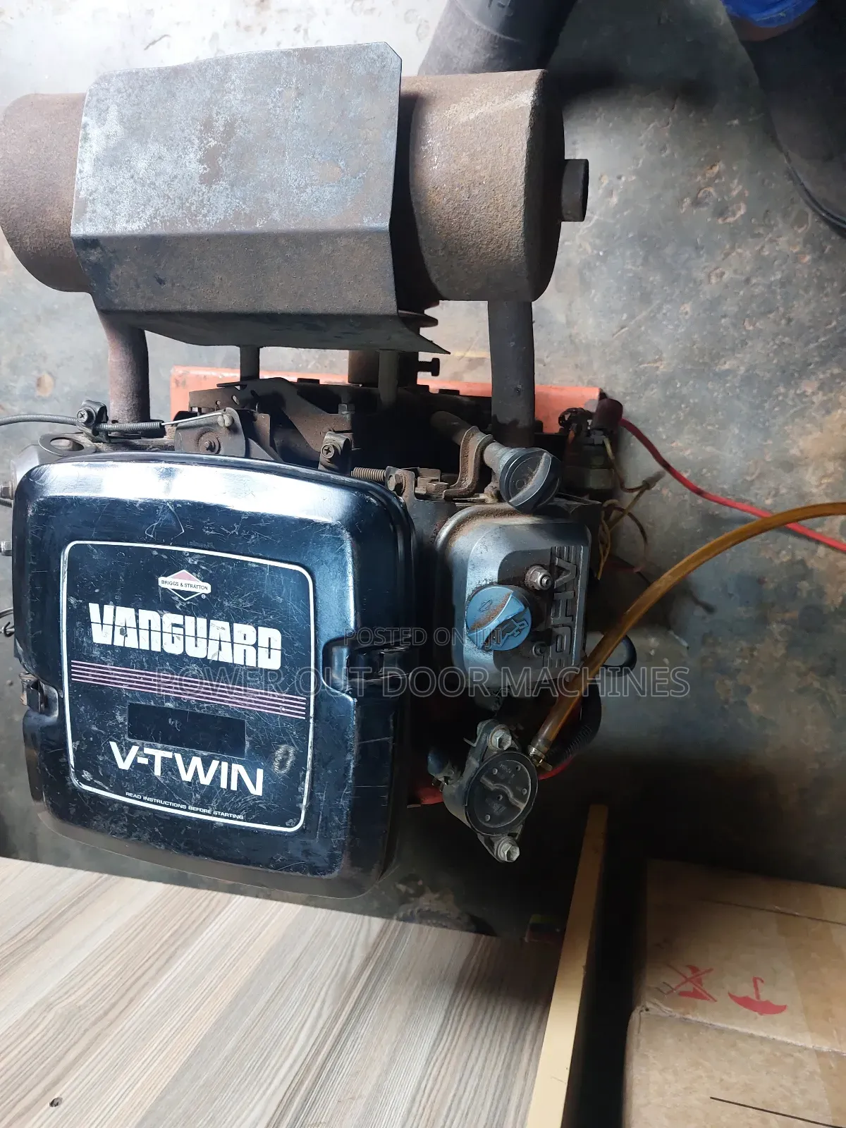 Vanguard Briggs 17 HP Petrol v-Twin Sawmill Engine