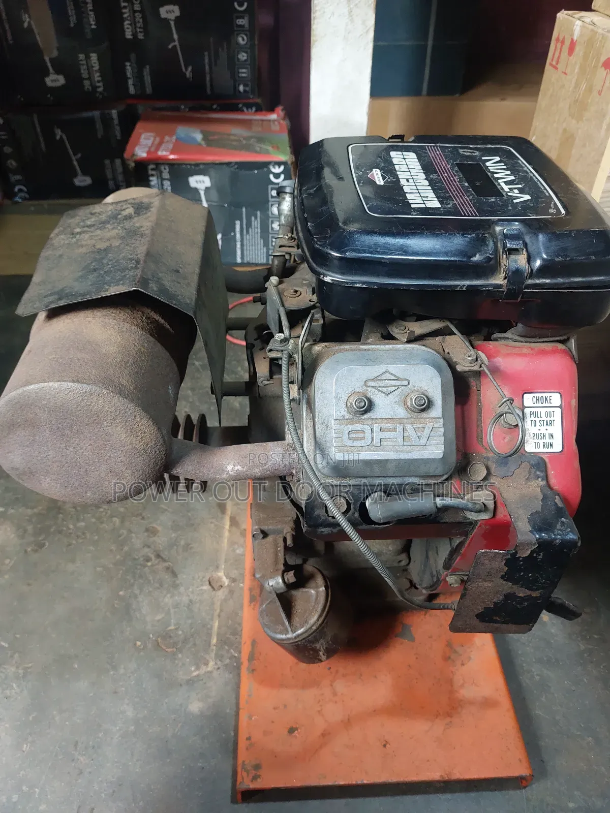 Vanguard Briggs 17 HP Petrol v-Twin Sawmill Engine