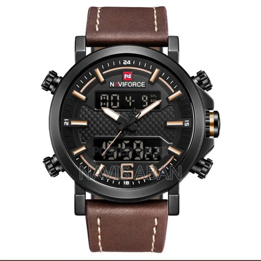 Naviforce Digital and Analog Watch