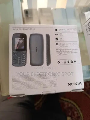 New Nokia 106 Black