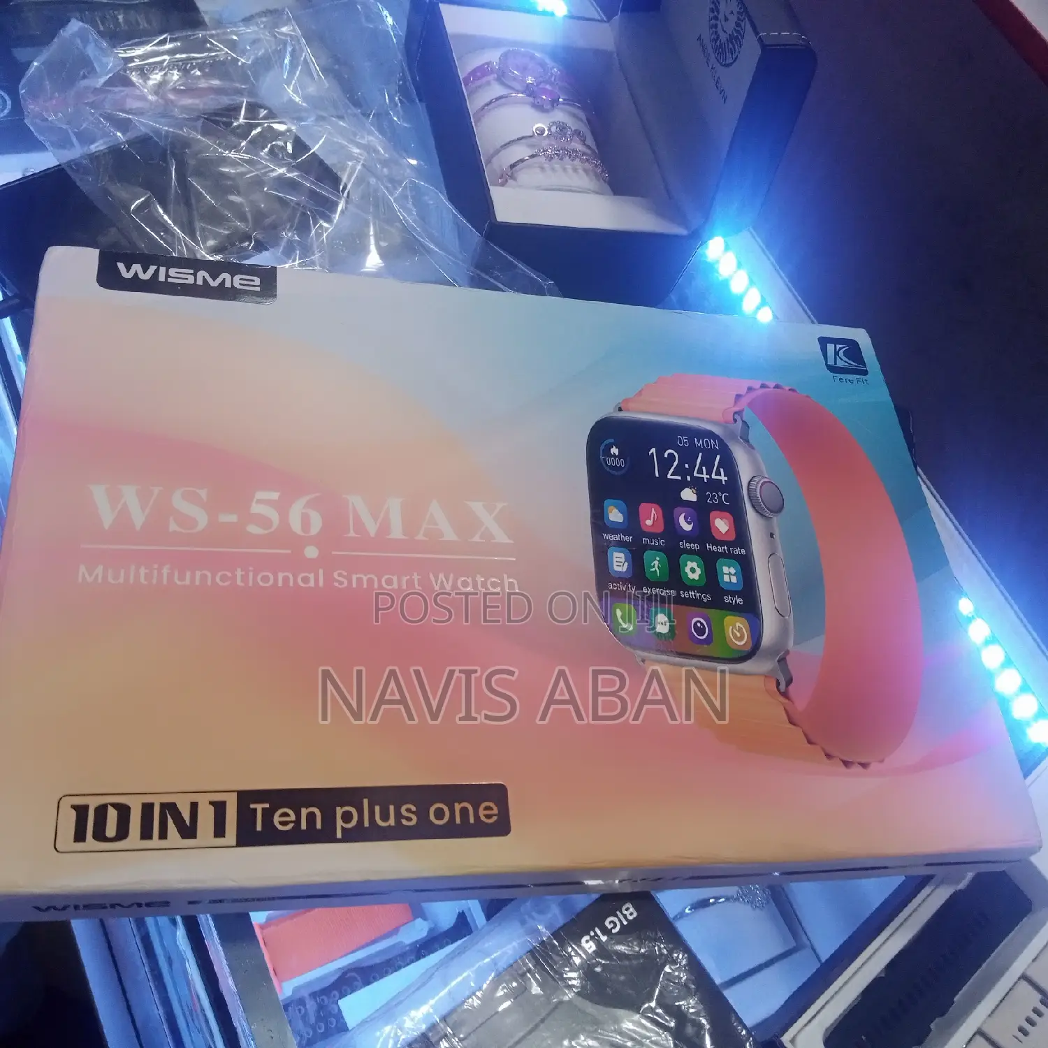 Ws 56 Max Smart Watch With 10 Straps