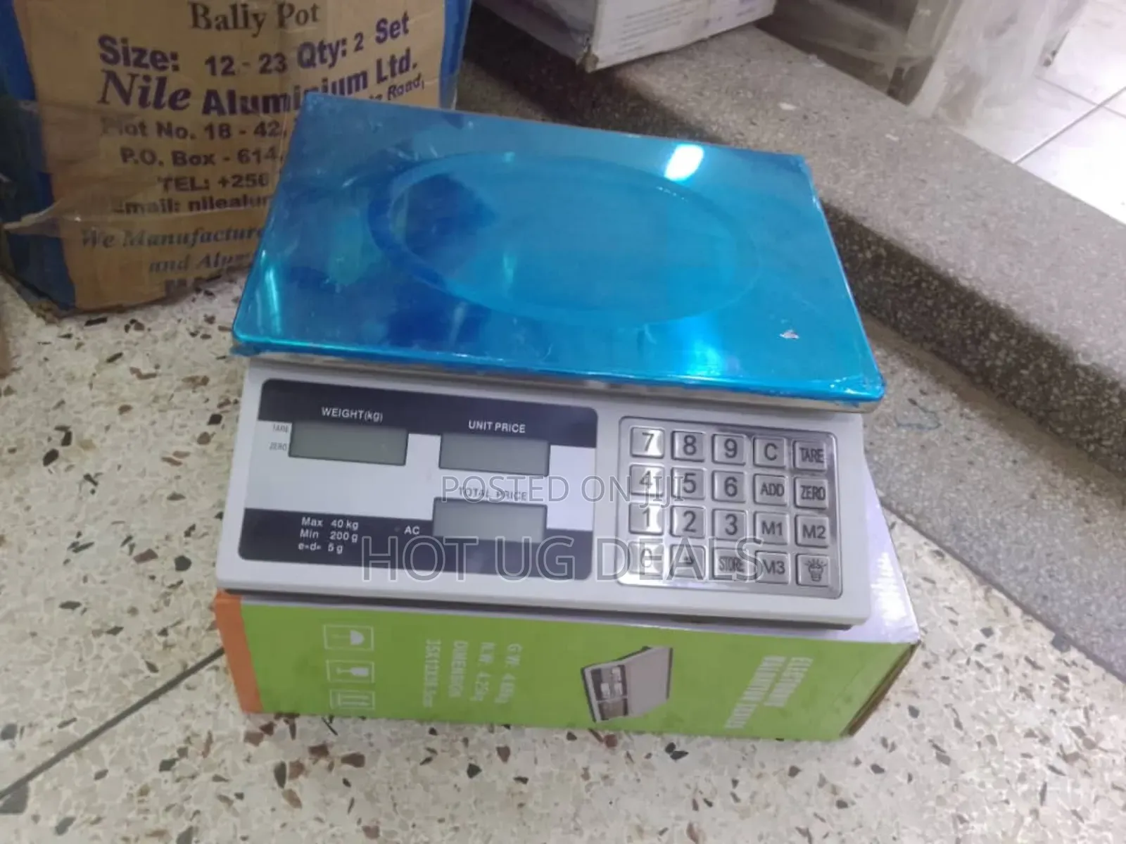Electronic Scale With Battery, Up To 40 Kg With A Calculator