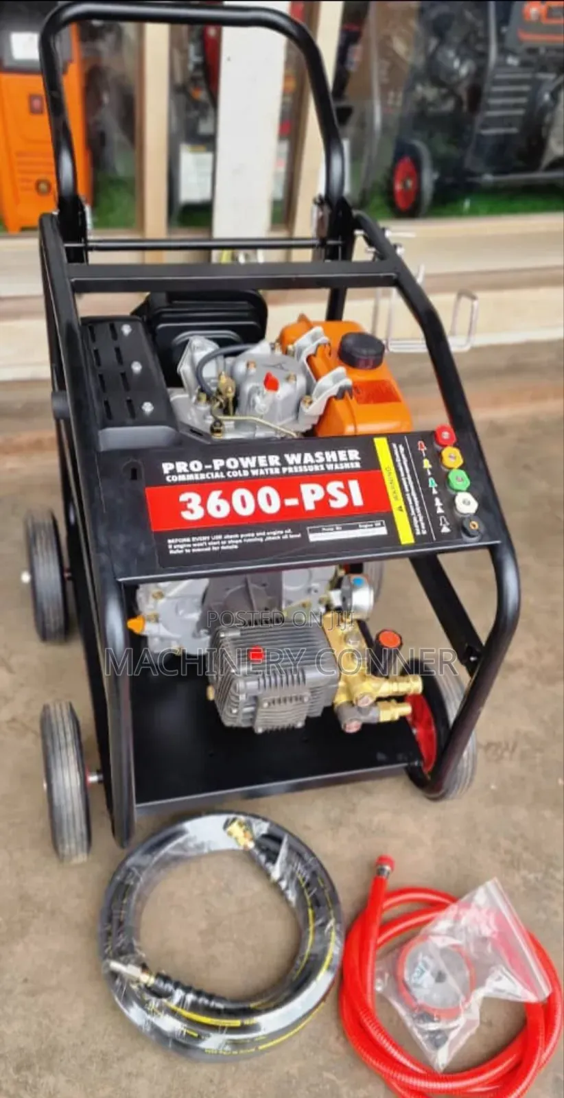 Disel Pressure Car Washer 4 Wheel