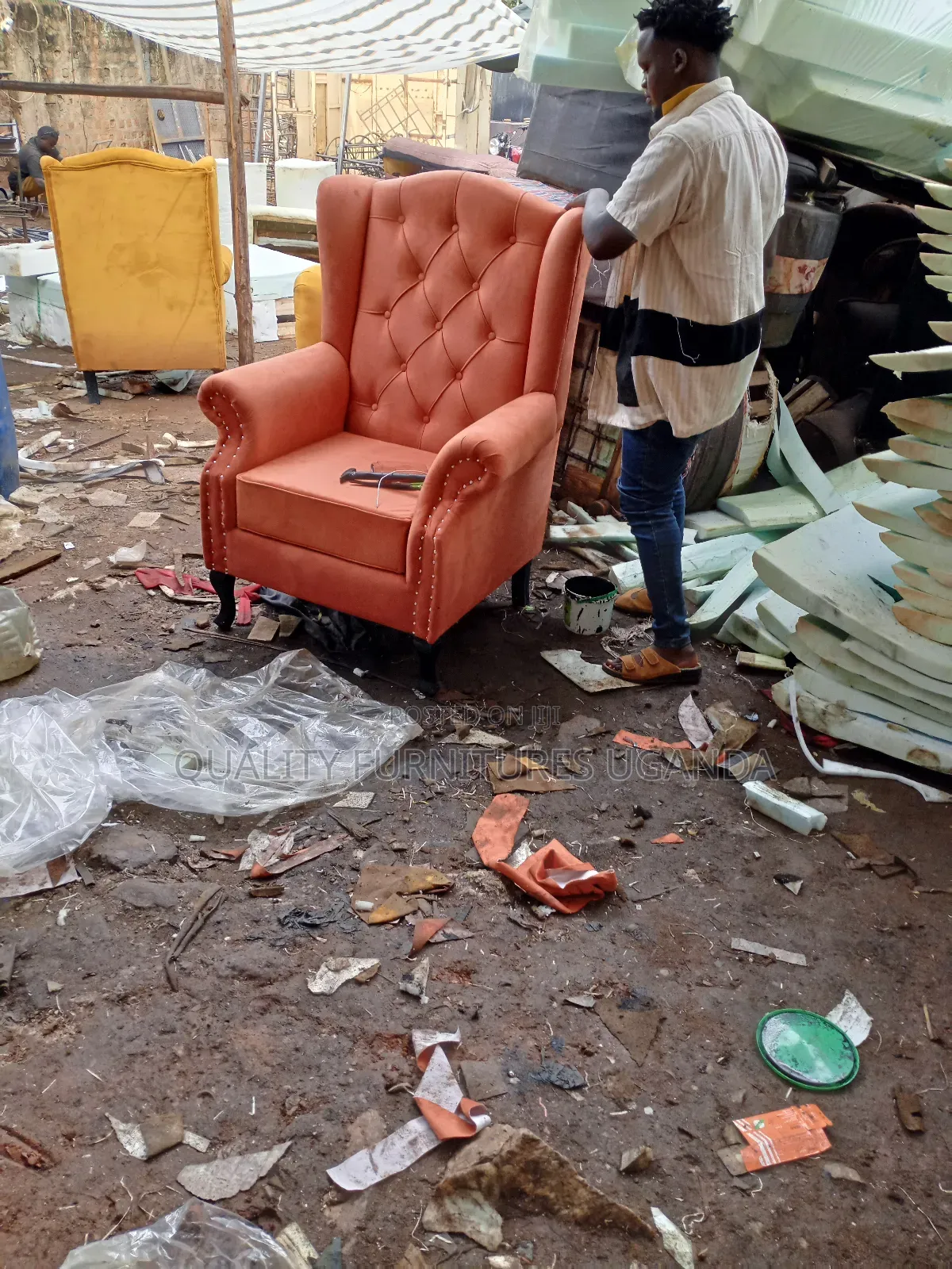 Wing Back Chair on Order