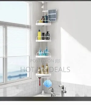 Adjustable Multi Corner Shelf Bathroom Organizer Rack