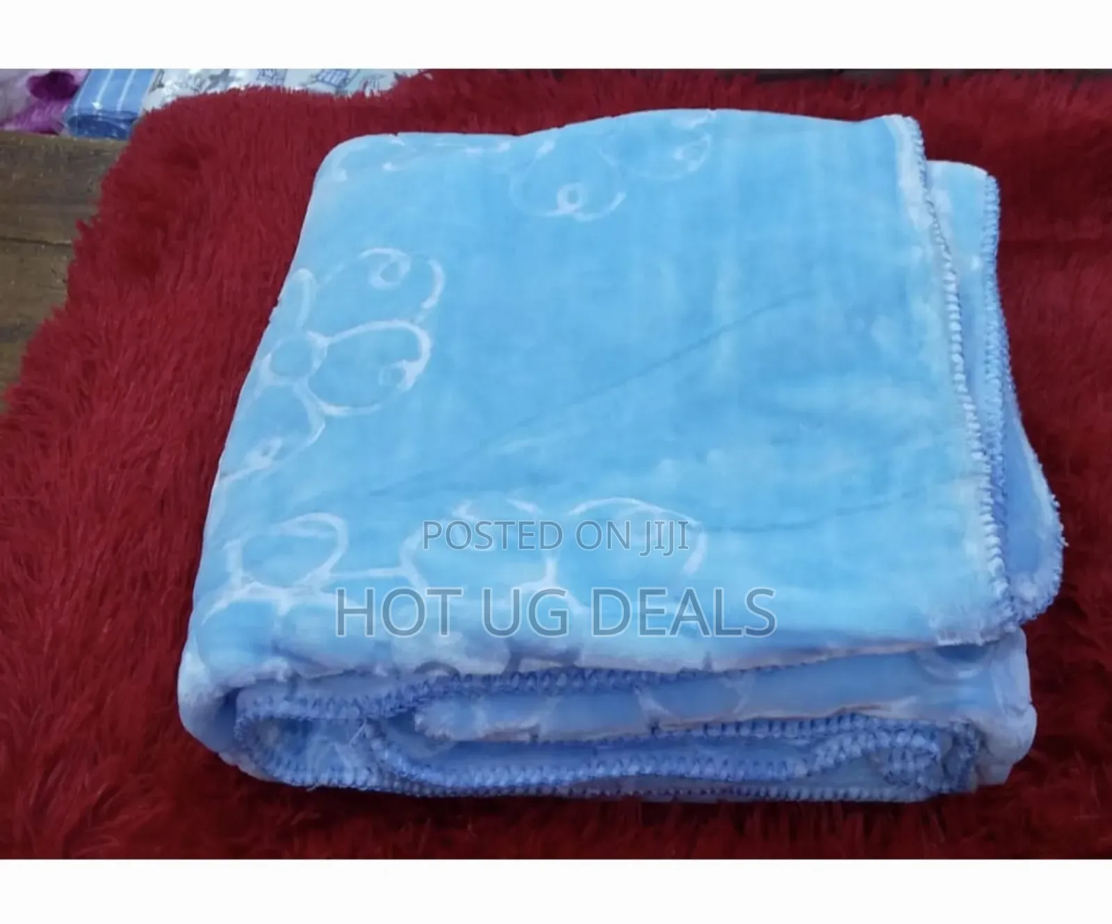 Kulumeng Good Baby Baby Soft Thick Layer Blanket - Blue