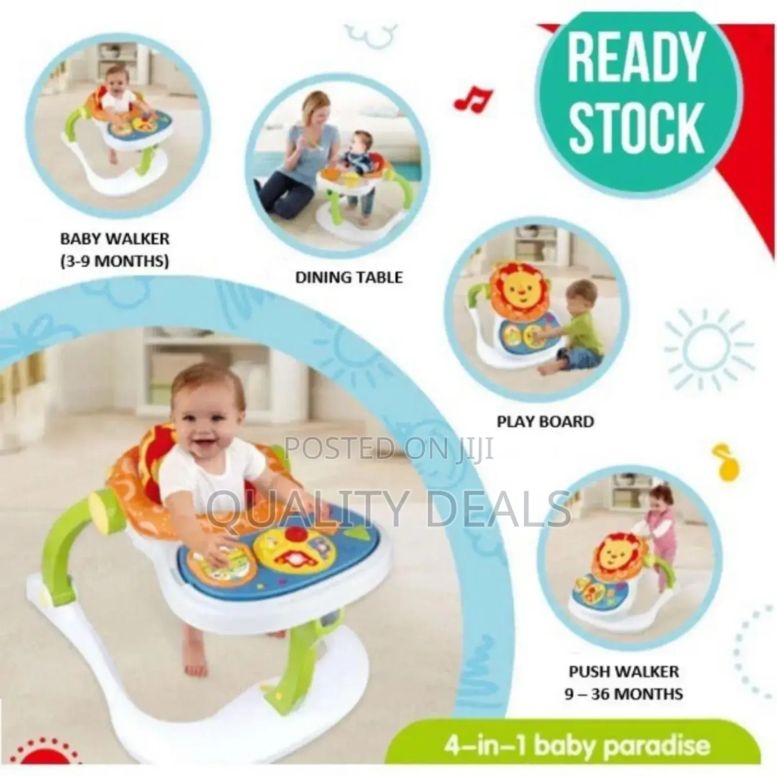 4in1 Multifunction Baby Walker