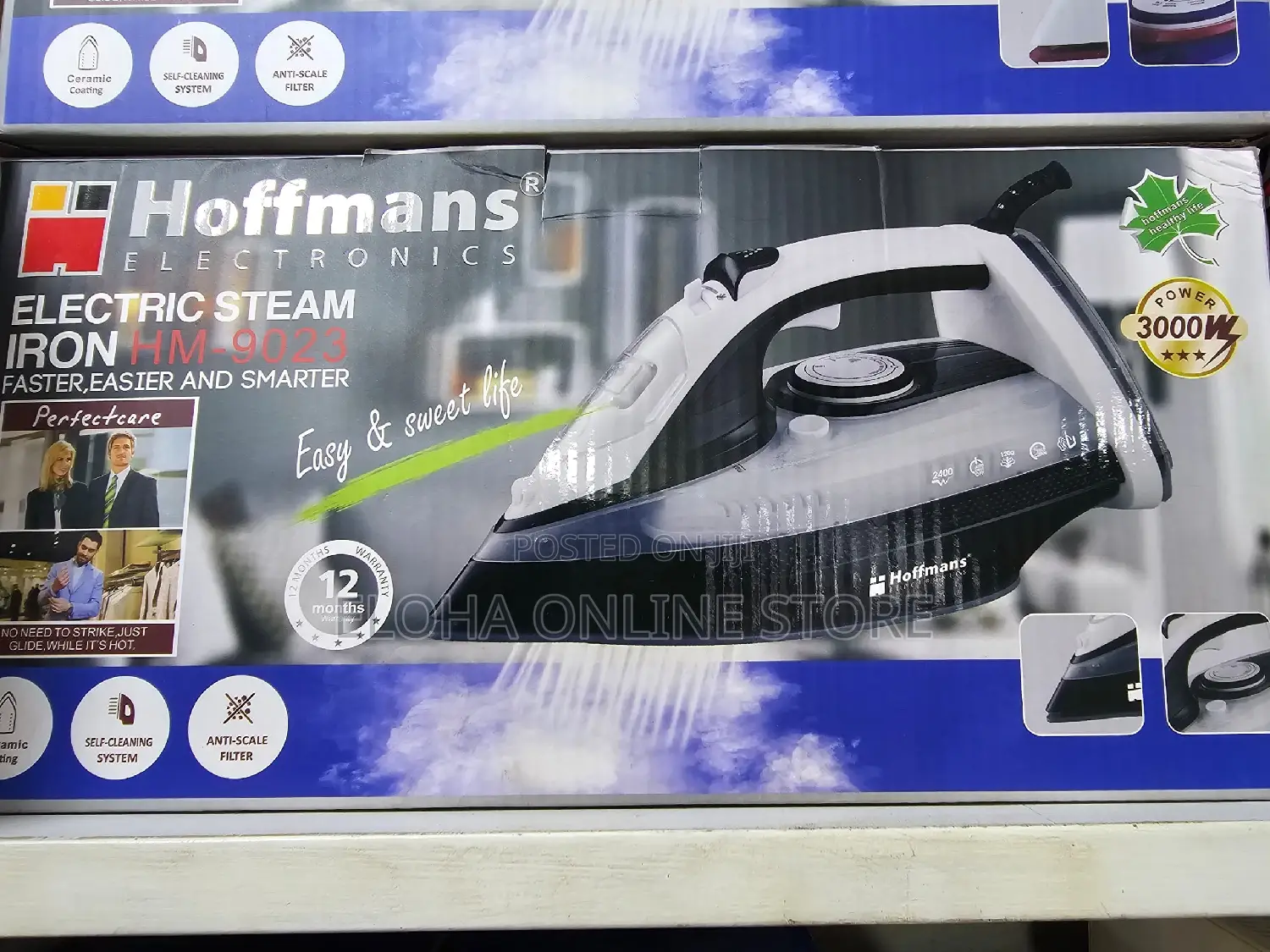 Hoffmans Steam Flat Iron