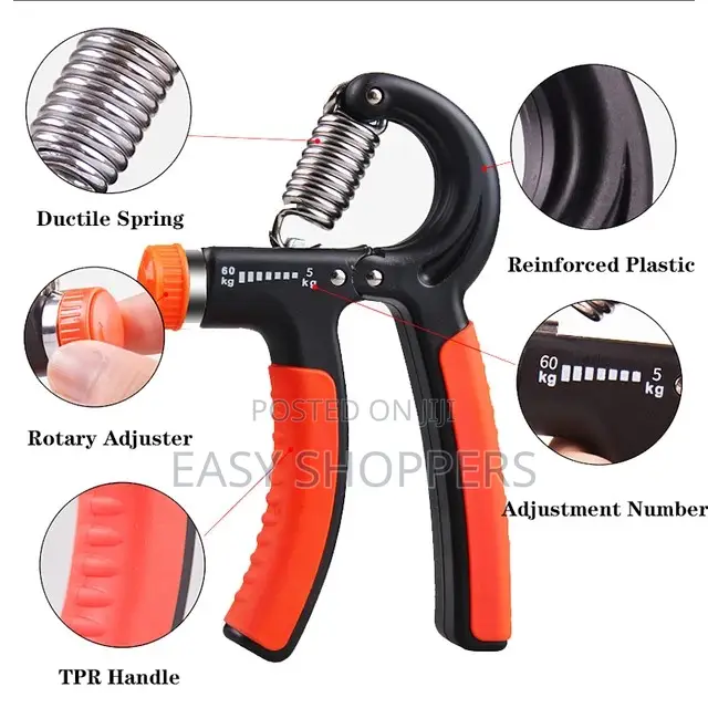 Hand Grip R-Shaped Exercise Fitness Portable Equipment