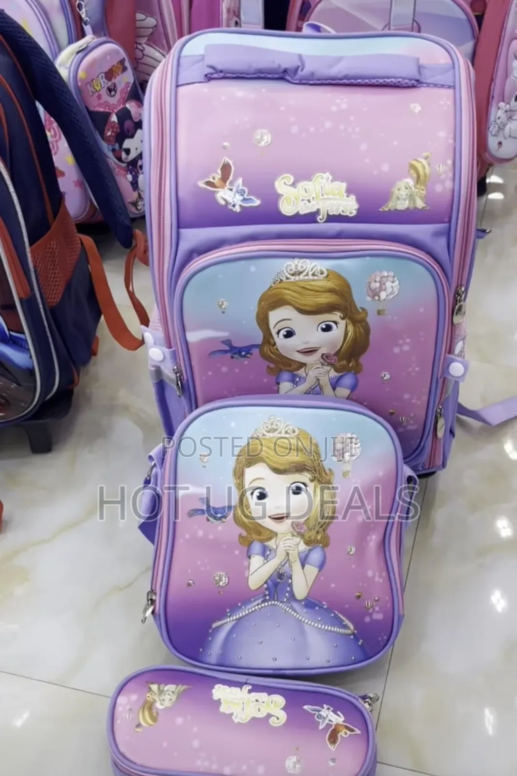 4 in 1 Backpack Bag With Wheels
- Prince Sofia