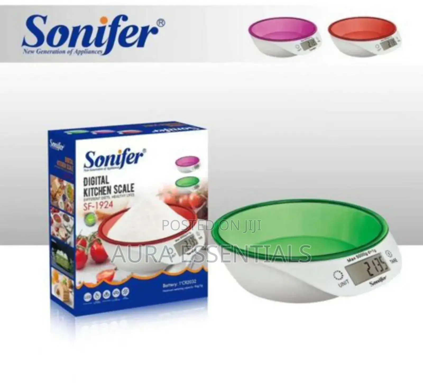 Sonifer Battery-Powered High Precision Kitchen Scale